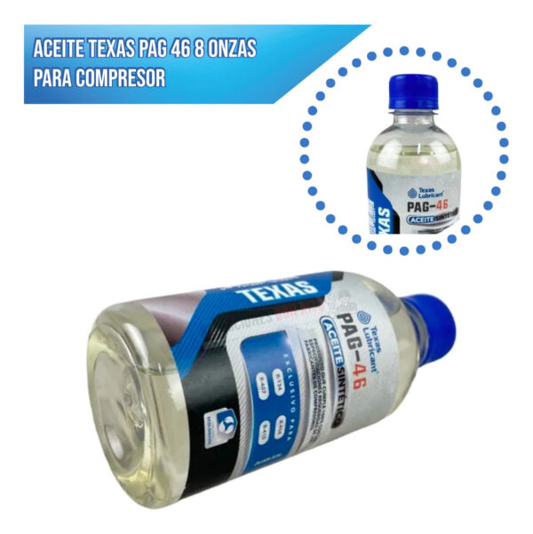Aceite Texas Pag 46 8 Onzas Para Compresor - Imagen 2