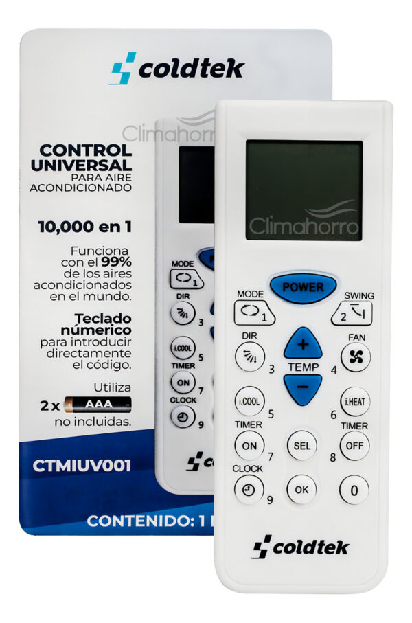 Control Universal Aire Acondicionado Minisplit 6000 Códigos - Imagen 2