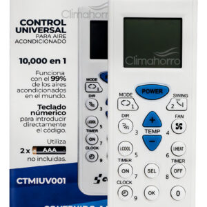 Control Universal Aire Acondicionado Minisplit 6000 Códigos