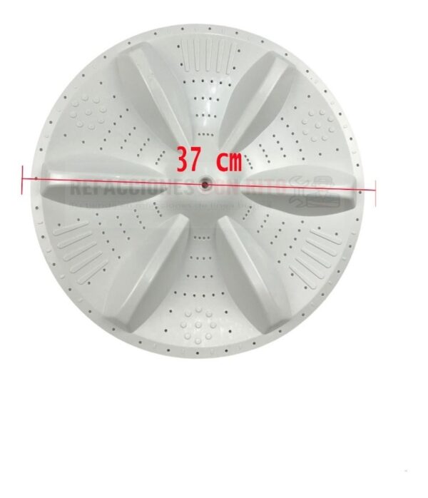 Agitador Lav Easy Mabe Sirve Daewo Flecha Cuadrada 37cm - Imagen 2