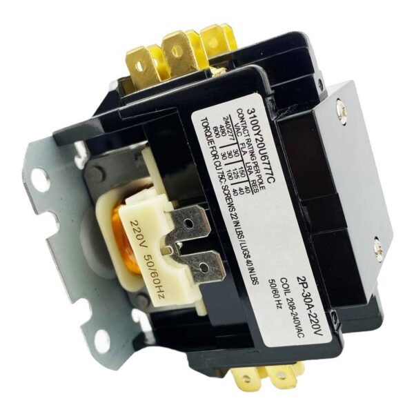 Contactor 2 Polos 220v 30a Resiste Hasta 40a - Imagen 2