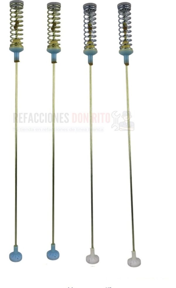 4 Suspensiones Amortiguadores Lavadora Daewoo Orig 61.5 Cm - Imagen 2