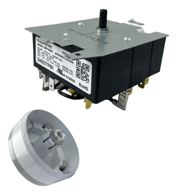 Timer Reloj Para Secadora Mabe Easy 234d2377p001 Con Perilla - Imagen 2