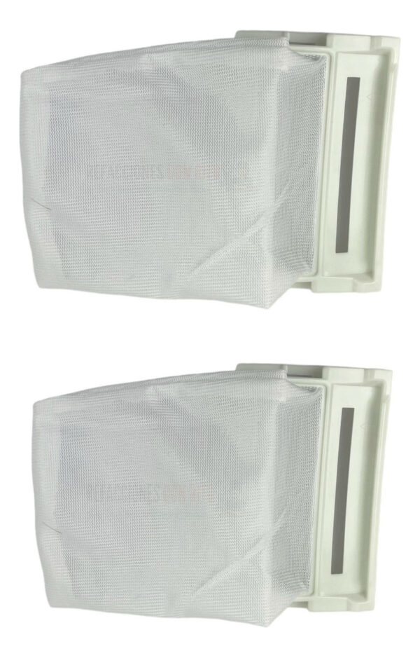 2 Filtros Atrapa Pelusa Lavadora LG 10.2x6.3cm - Imagen 2