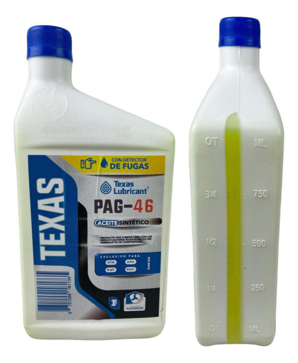 Aceite Con Detector De Fugas Pag 46 1litro Texas - Imagen 2