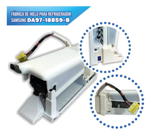 Fábrica De Hielo Para Refrigerador Samsung Da97-18859b - Imagen 2