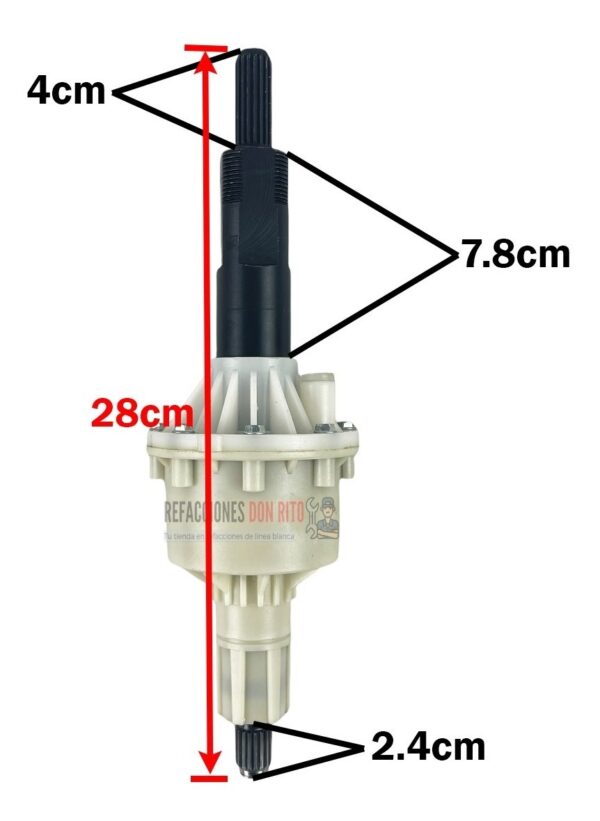 Transmisión Para Lavadora Mabe Easy Mini Troya - Imagen 2