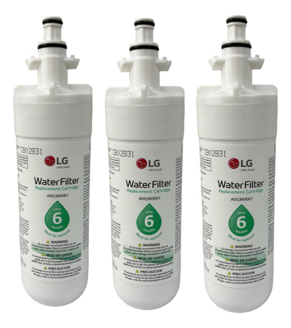 3 Filtros Refrigerador LG Lt700p / Adq36006101 Original Nuevo - Imagen 2