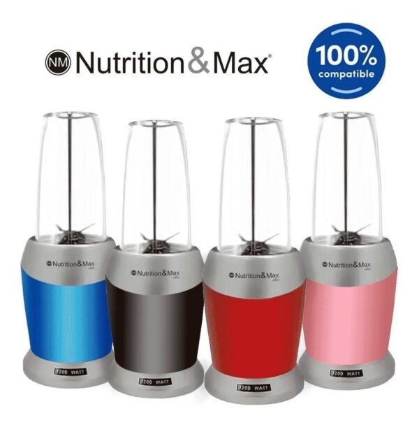Aspas Cuchillas Nutrition Max Refacciones Repuesto 1200 Watt - Imagen 3