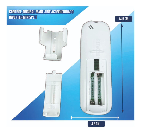 Control Original Mabe Aire Acondicionado Inverter Minisplit - Imagen 2