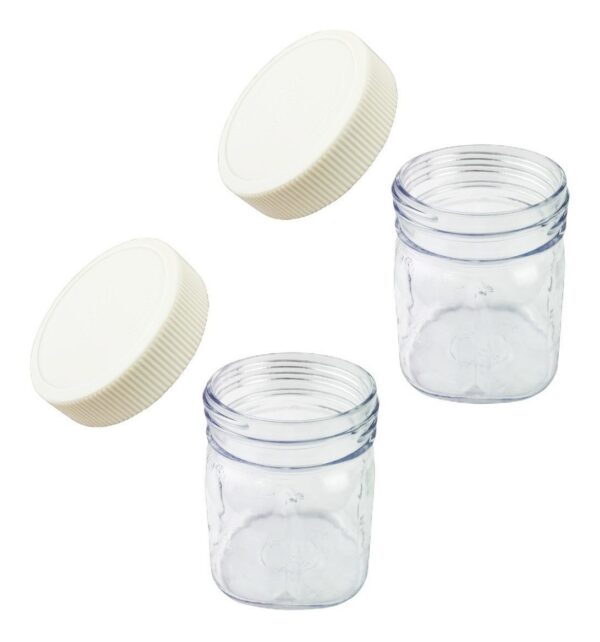 2 Mini Vasos De Cristal Papillero Salsero Aderezos - Imagen 2