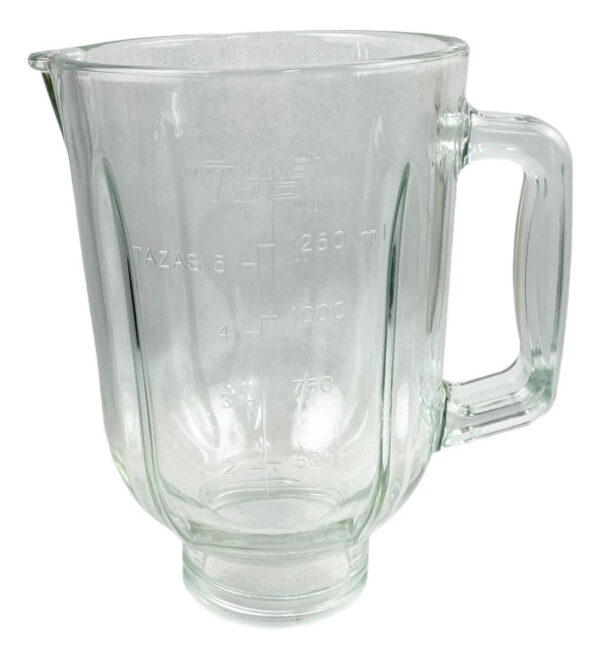 Vaso De Vidrio Compatible Con Todas Las Licuadoras Man - Imagen 3