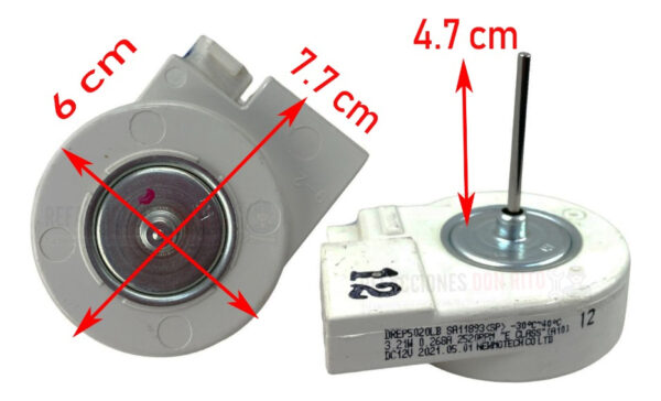 Motor Ventilador Da31-00146e Para Refrigerador Samsung - Imagen 3