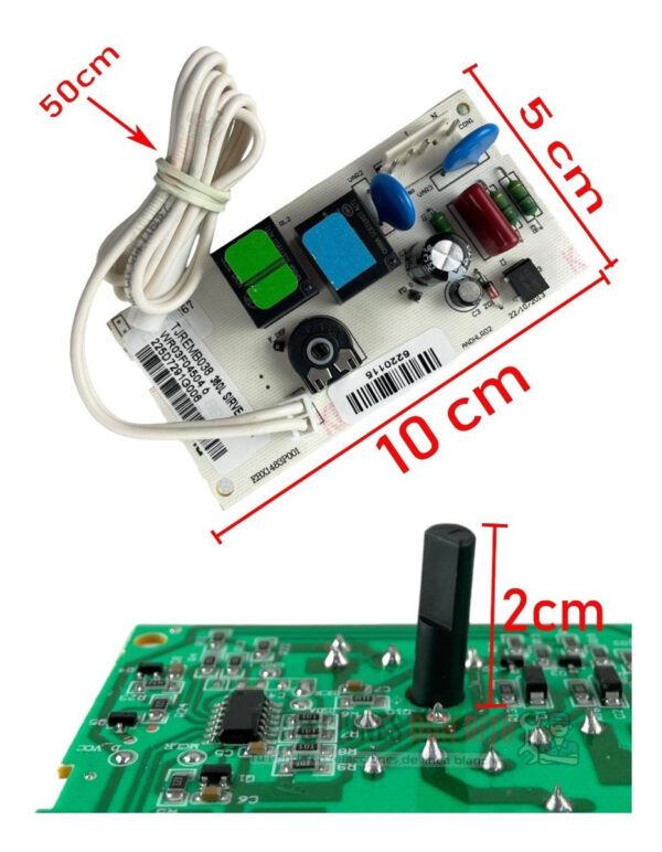 Tarjeta Control Refrigerador Sirve Mabe 225d7291g006 - Imagen 3