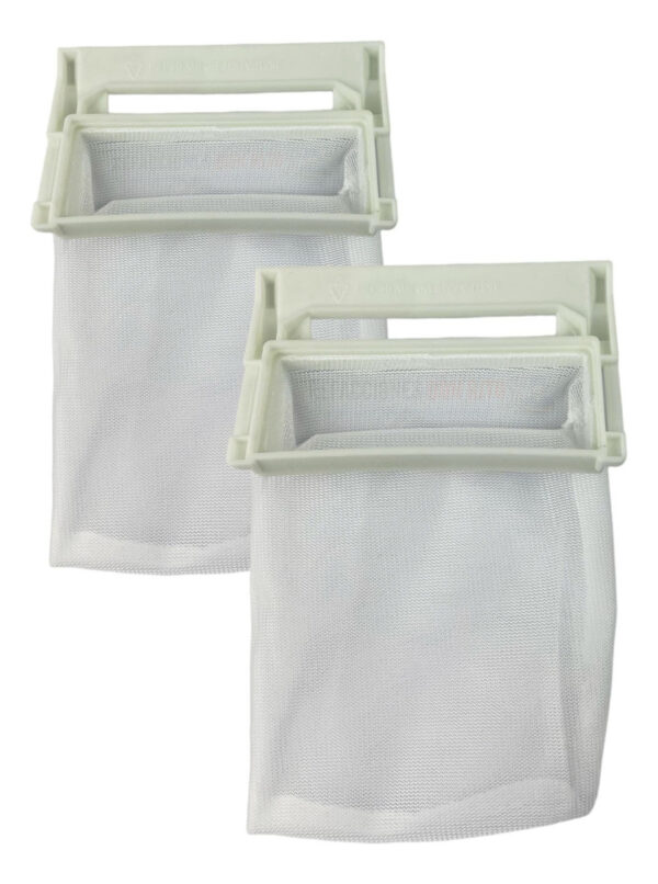 2 Filtros Atrapa Pelusa Lavadora LG 10.2x6.3cm - Imagen 3