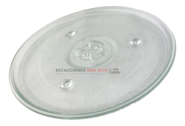 Plato D/cristal Para Microondas 27 Cm Diámetro - Imagen 3