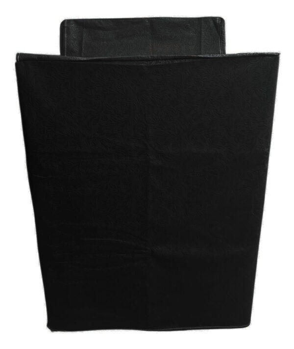 Funda Lavadora Afelpada Gruesa Reforzada 13kg A 22kg Negra - Imagen 3