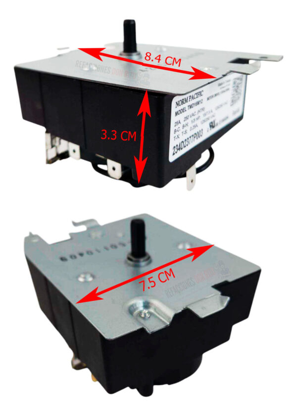 Timer Reloj Programador Secadora Mabe Ge Easy 234d2377p003 - Imagen 3