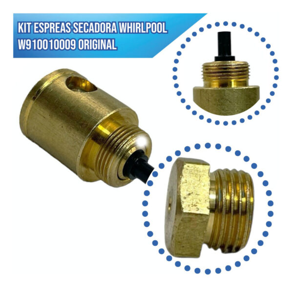 Kit Espreas Secadora Whirlpool W910010009 Original - Imagen 3
