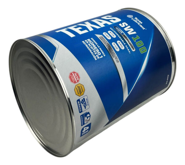 Aceite Poliolester Texas Sw100 Lata De 4 L Refrigeración - Imagen 2