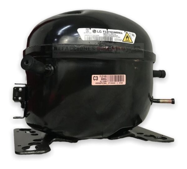 Compresor LG Inverter Original Fld165nbma / Tca36811415 - Imagen 3