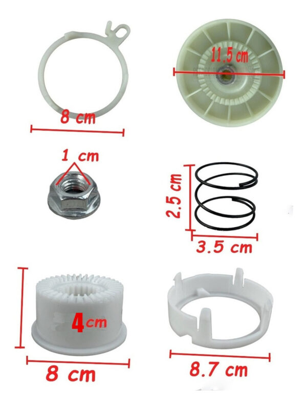 Kit Embrague Polea Clutch Lavadora Sirve Whirpool Maytag - Imagen 4