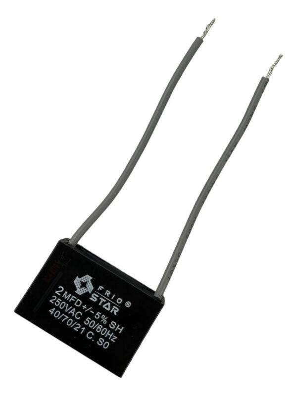 Capacitor Para Ventilador 2 Mfd 250 Vac Dos Cables - Imagen 3