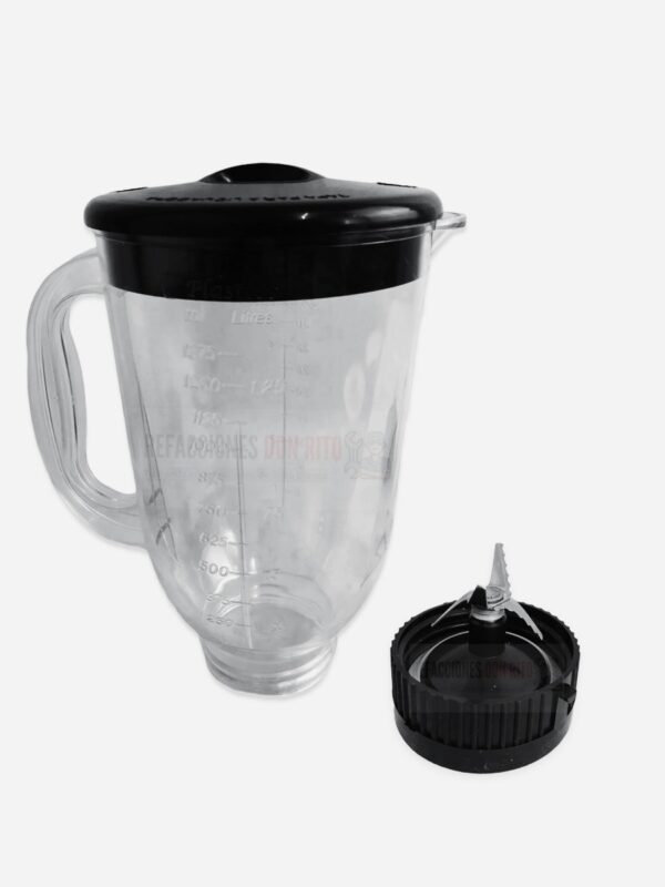 Vaso Completo De Plástico Licuadora Sirve Taurus Ragazza - Imagen 4