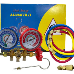 Juego Manómetros Refrigeración Manifold R134a R22 R404 R407c