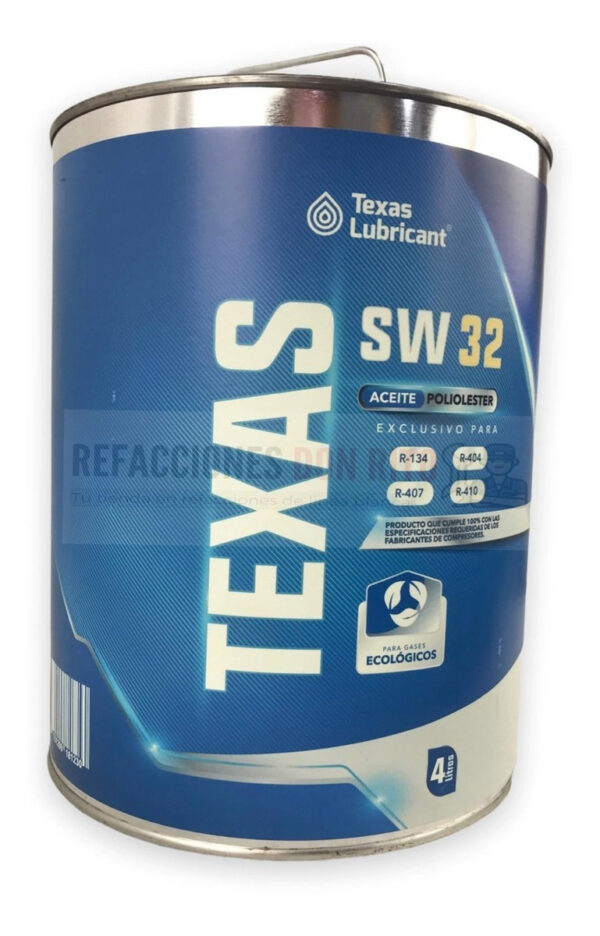 Aceite Poliolester Texas Sw32 4 Litros Texas Lubricant - Imagen 2
