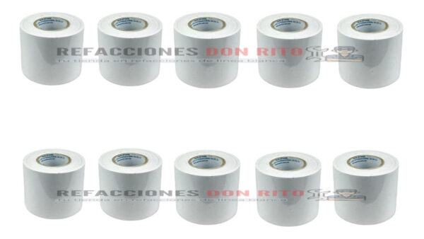 Cinta Momia Pvc Aire Acondicionado Minisplit Blanca (10 Pzs) - Imagen 2