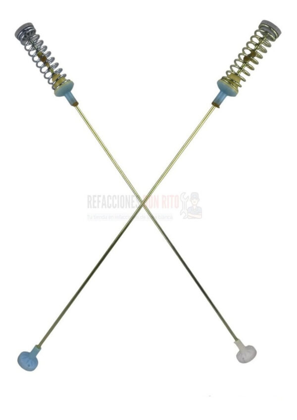 4 Suspensiones Amortiguadores Lavadora Daewoo Orig 61.5 Cm - Imagen 3