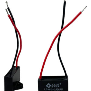 Capacitor Para Ventilador 1.5 Mfd 370 Vac Dos Cables