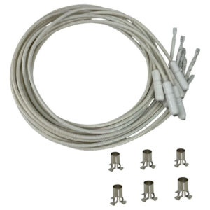 6 Bujias Con 6 Candados Para Estufa Acros Whirlpool Original