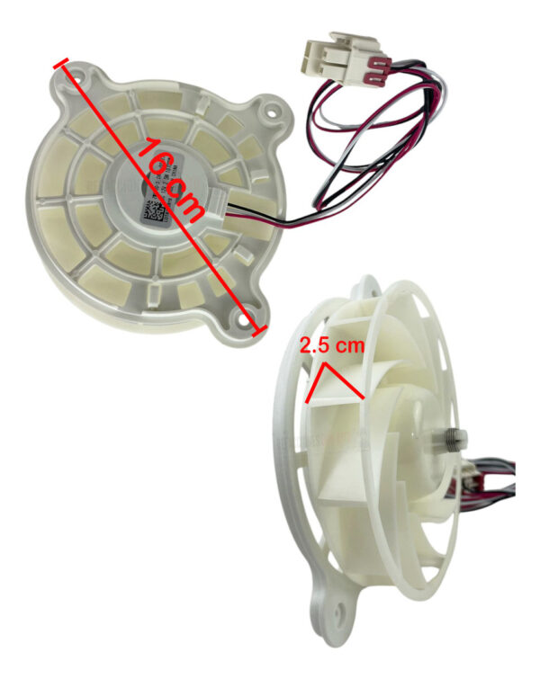 Motor Ventilador Refrigerador Samsung Sirve Da31-00287b - Imagen 2