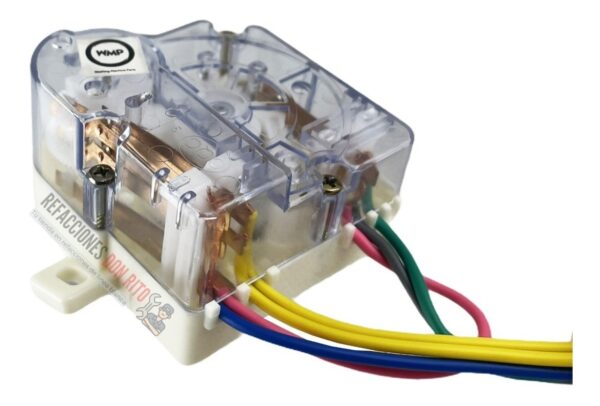 Reloj Lavadora 5 Cables Orejas Inclinadas Con Puente - Imagen 4