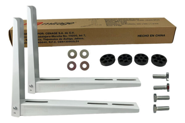 Base Soporte Pared Condensador Minisplit 1 Y 1.5 Ton Mirage - Imagen 4