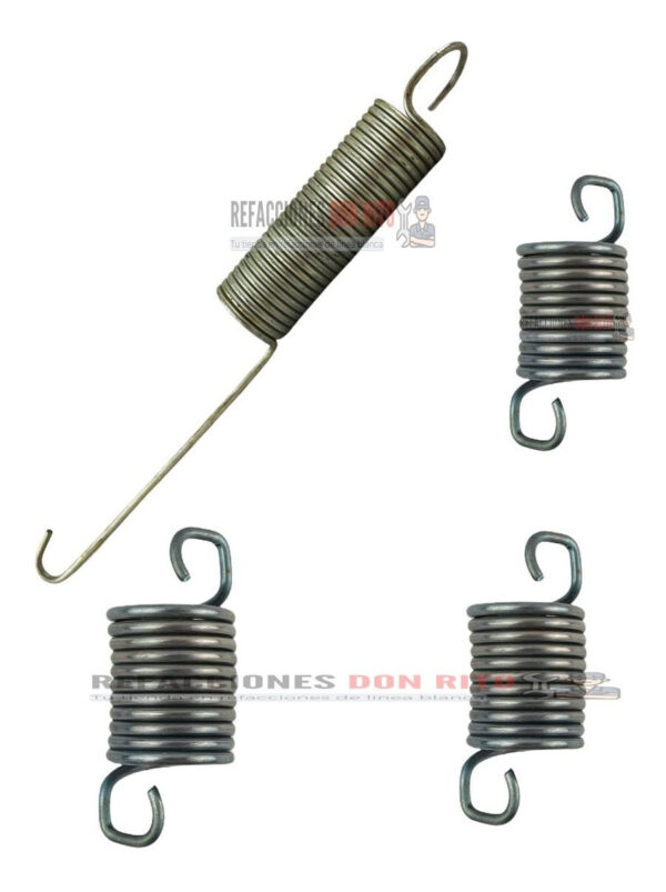 Resortes Suspensión Tensión Kit 4 Pza Lavadora Whirlpool Gen - Imagen 4