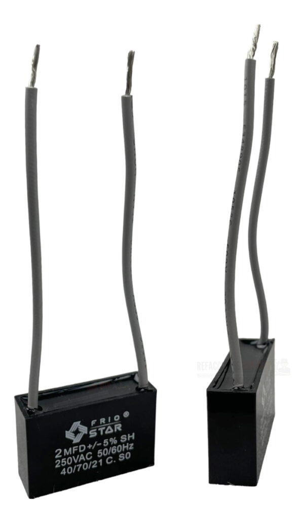 Capacitor Para Ventilador 2 Mfd 250 Vac Dos Cables - Imagen 4