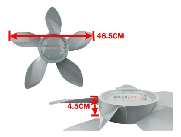 Aspa Para Ventilador Piso Man Mod.2020 Original 20 Pulgadas - Imagen 4