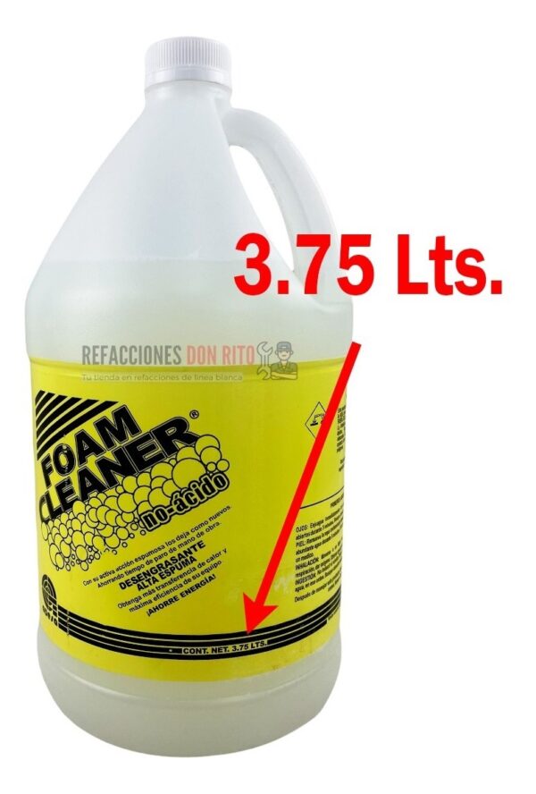 Foam Cleaner Desengrasante No Ácido Alcalino 3.75 Litros - Imagen 7