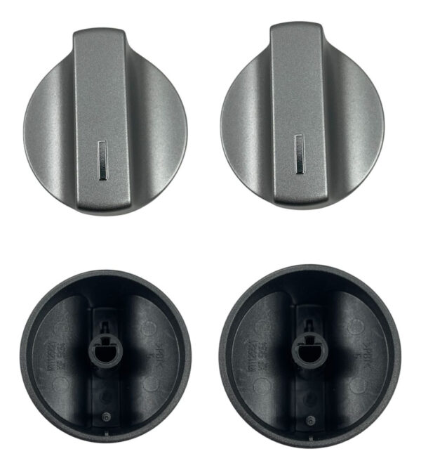 Kit 4 Perillas Estufa Whirlpool Gris W11125621 - Imagen 3