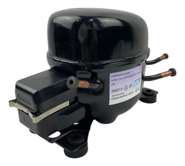 Compresor Refrigerador Cold City De 1/8 Hp Gas R134 - Imagen 4