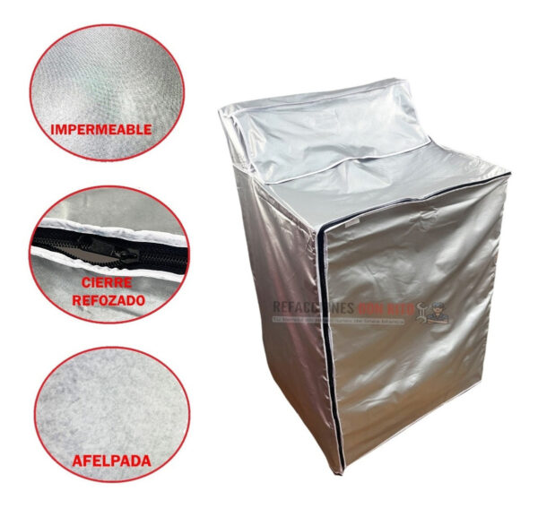 Funda Secadora Afelpada Gruesa Reforzada 13kg A 22kg Envio - Imagen 7
