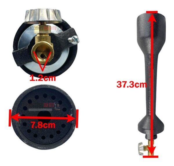 Quemador Industrial Alta Presión Flama Recta Fr-6 Ferro - Imagen 4