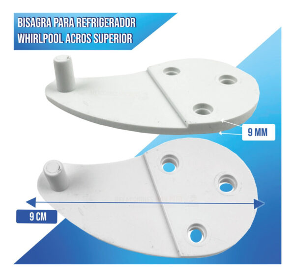 Bisagra Para Refrigerador Whirlpool Acros Superior - Imagen 3