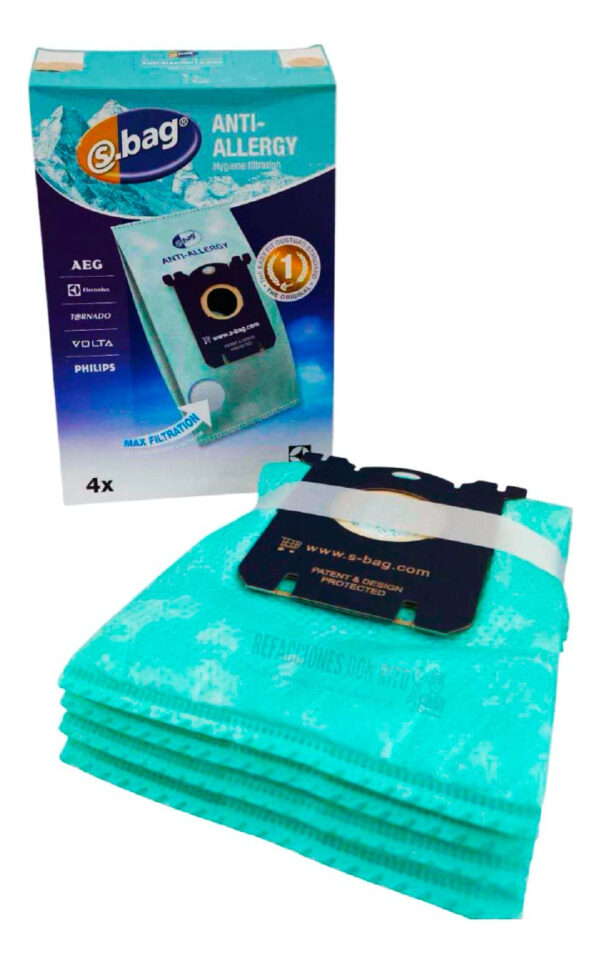 Bolsas S-bag Anti-allergy Para Aspiradora Electrolux E206b