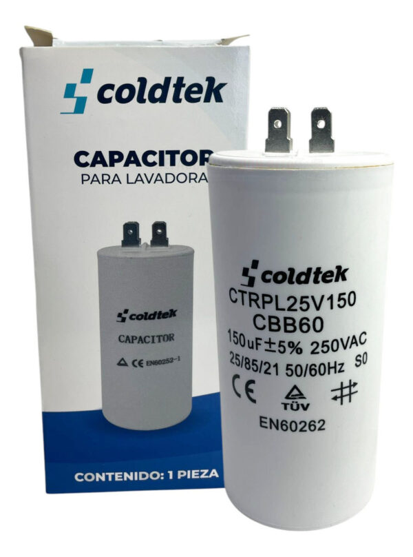Capacitor 150 Mfd 150uf 250v Para 110v Luz Casa O 220v Nuevo - Imagen 4
