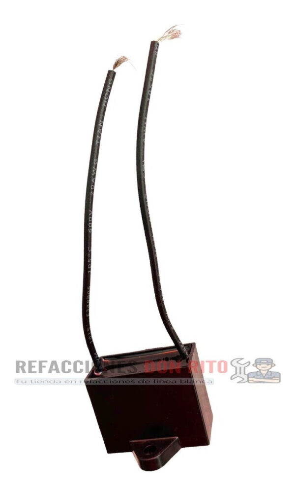 Capacitor Para Ventilador 5 Mfd 370 Vac Dos Cables - Imagen 4