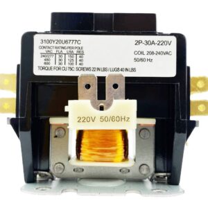 Contactor 2 Polos 220v 30a Resiste Hasta 40a